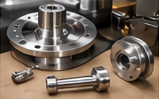 Custom CNC-machined metal components